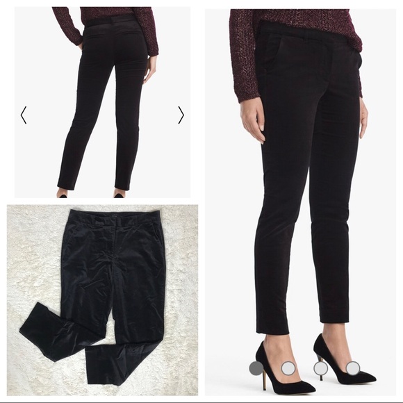 White House Black Market Pants - WHBM Velvet “Slim” Ankle Pant (8)